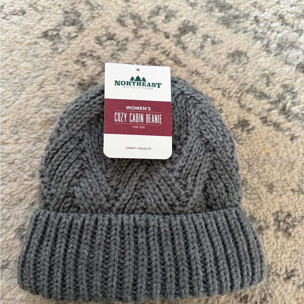 Northeast Outfitters Gray Cozy Cabin Beanie